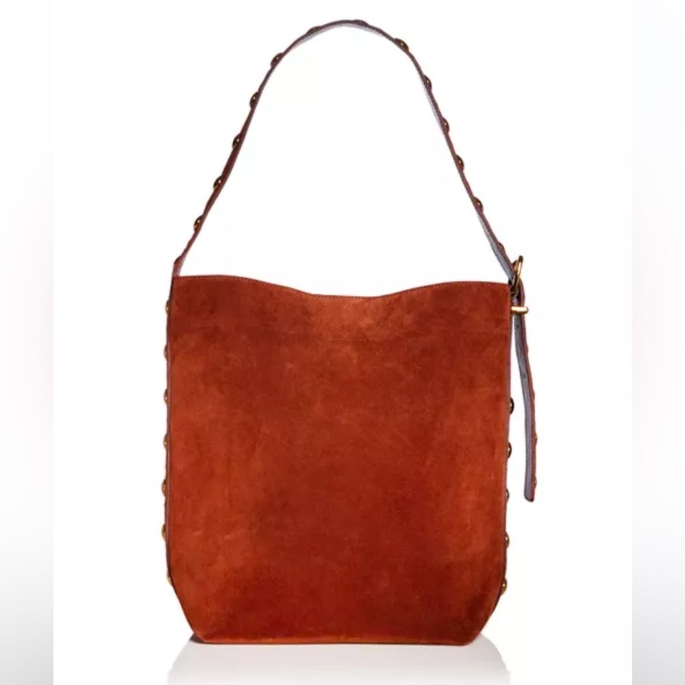 Madewell
The Essentials Studded Suede Bucket Tote